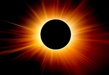 Solar eclipse photo